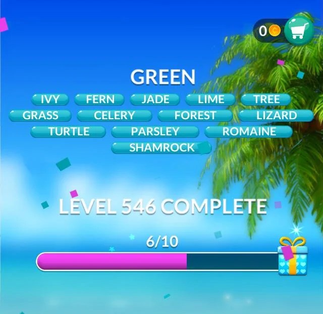 Word Stacks Level 546 Green Answers » Qunb