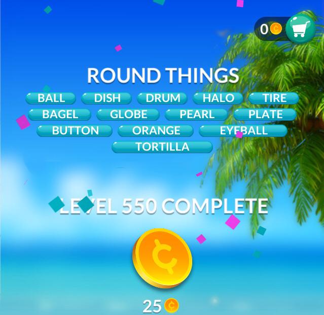 Word Stacks Level 550 Round Things Answers » Qunb
