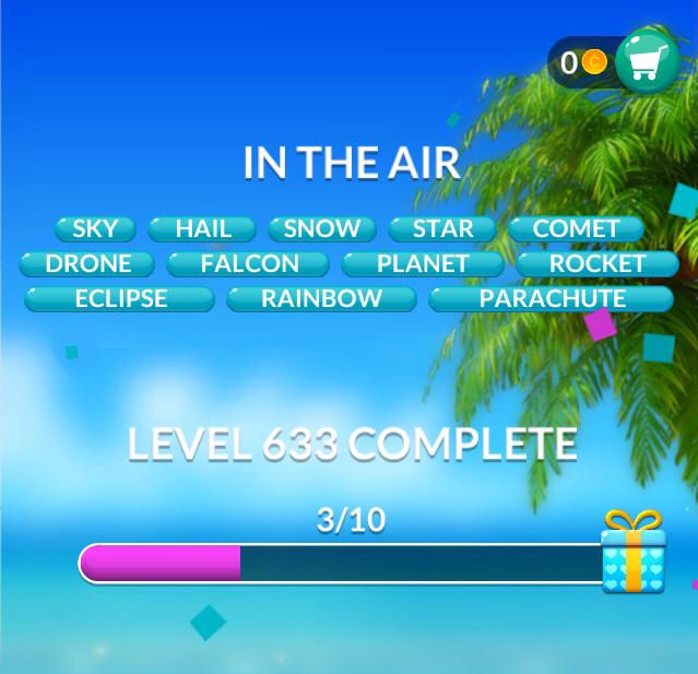 Word Stacks Level 633 In the air Answers » Qunb