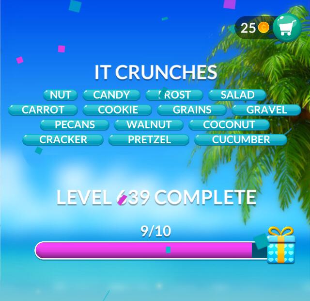 Word Stacks Level 639 It crunches Answers » Qunb