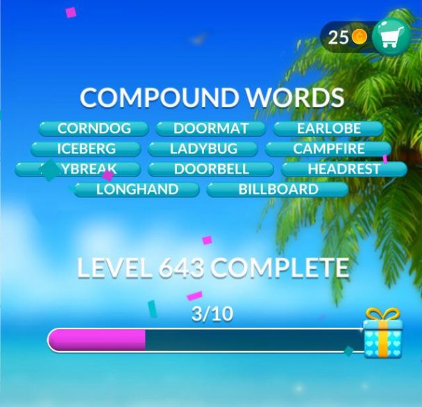 Word Stacks Level 643 Compound Words Answers » Qunb