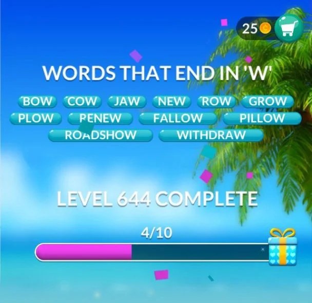 Word Stacks Level 644 Answers » Qunb