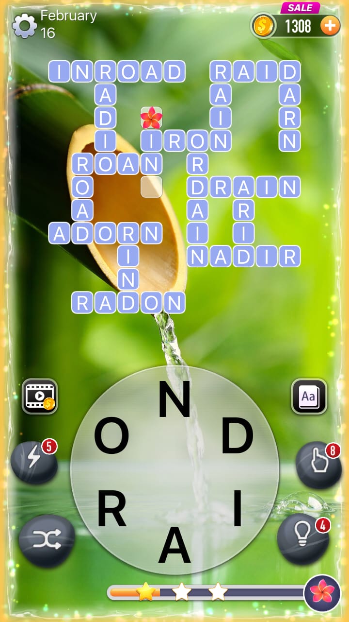 Word Crossy February 16 » Qunb