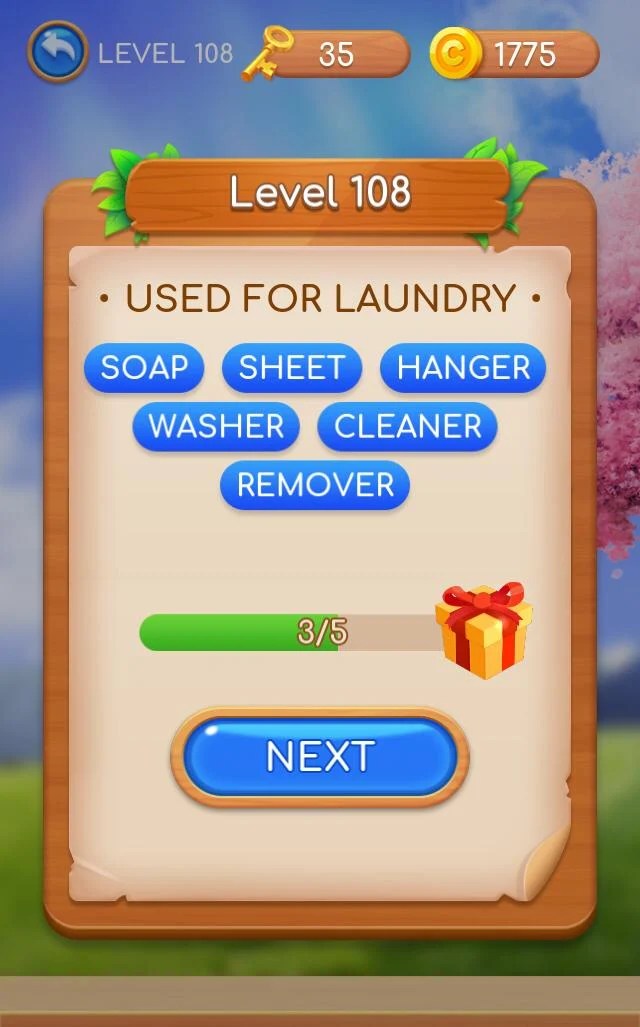 Word Swipe Level 108 » Qunb