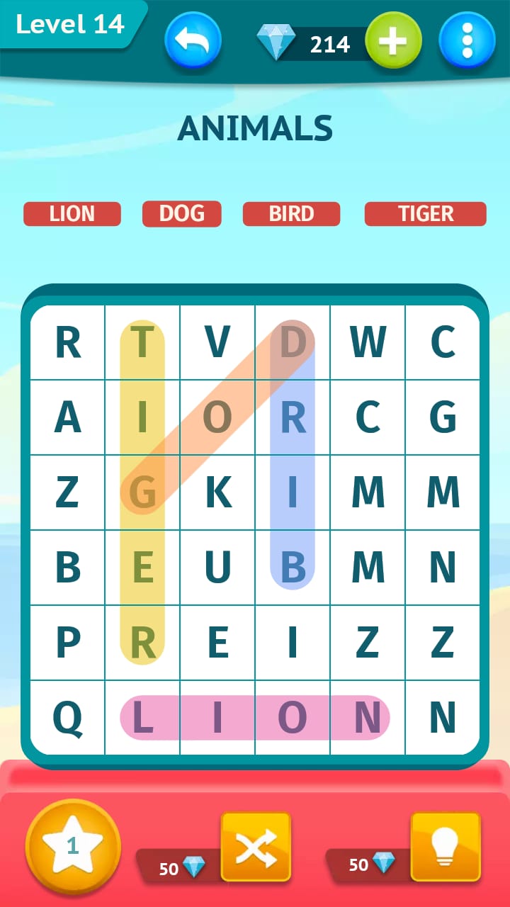 Smart Words Word Search Simple Level 14 » qunb