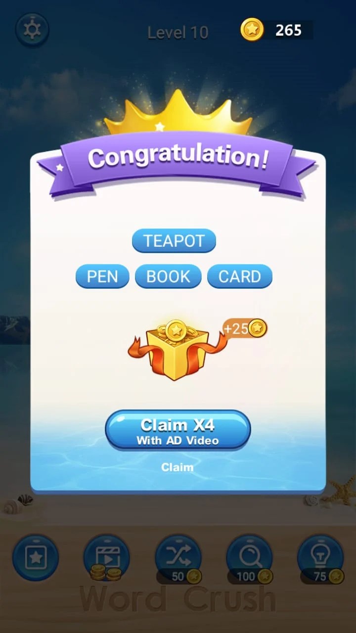 Word Crush Level 10 » Qunb