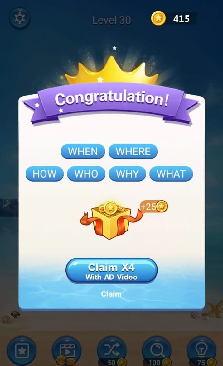 Word Crush Level 30 » qunb