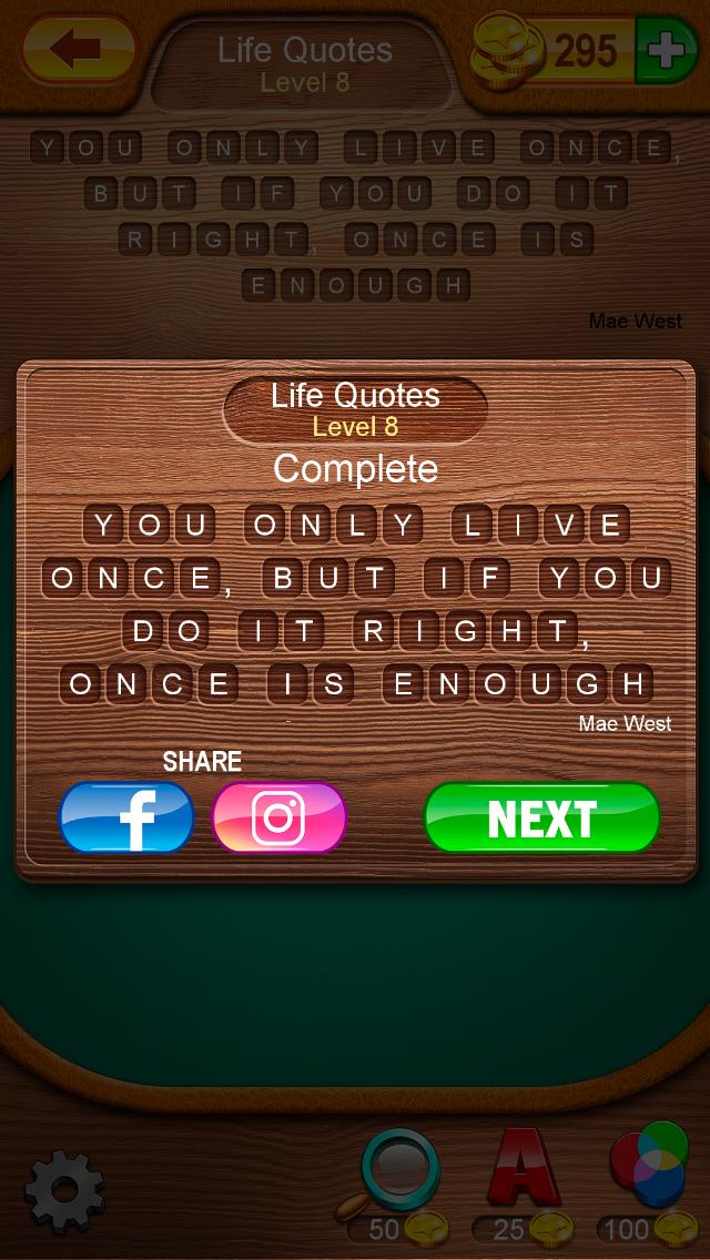 Word Search Quotes Life Quotes Level 8 » Qunb