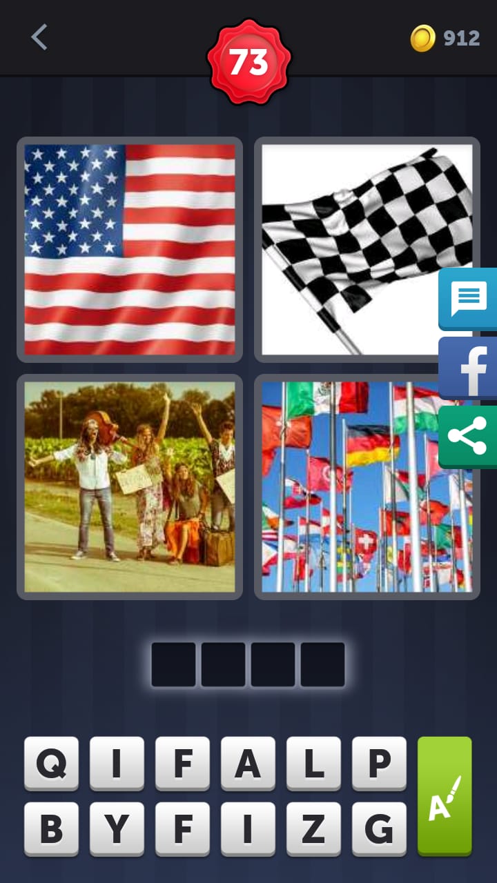 4 Pics 1 Word Level 73 Answer » Qunb