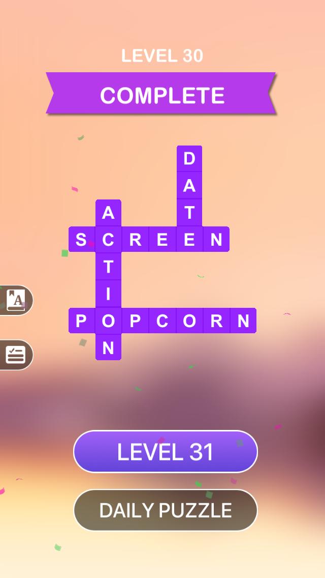 Word Slices Level 30 Watch a Movie » Qunb