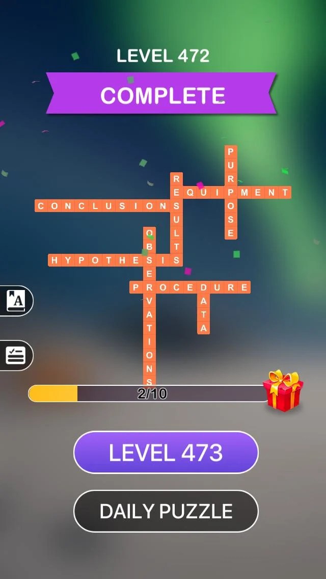 Word Slices Level 472 Scientific Process Answers » Qunb