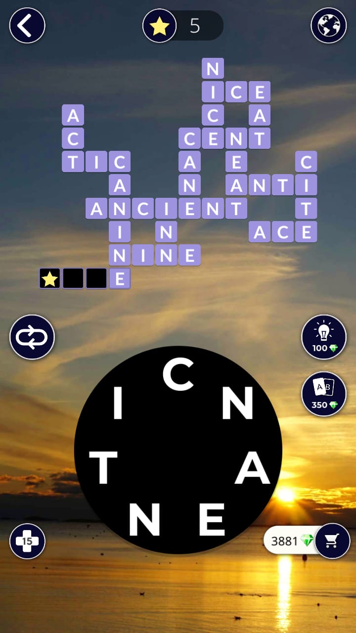Words of Wonders (WOW) Daily Puzzle July 26 2019 Answers