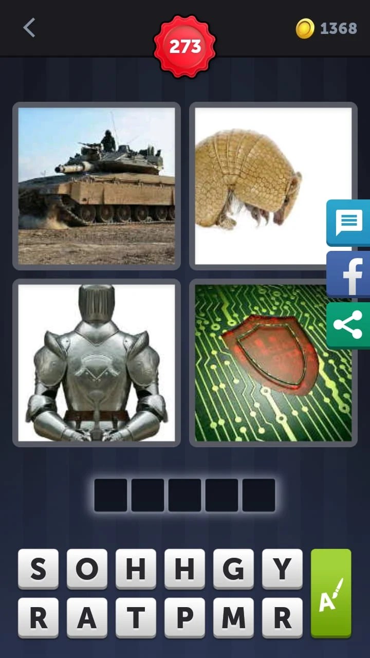 4 Pics 1 Word Level 273 Answer » qunb