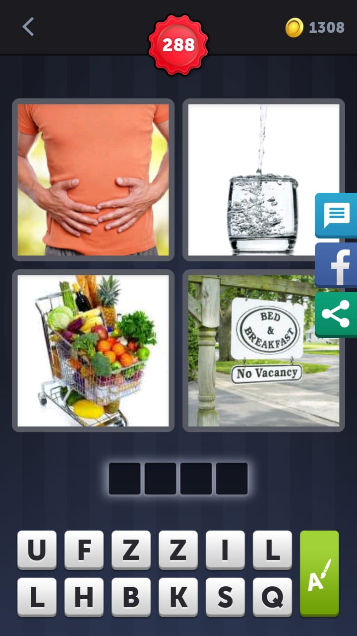 4 Pics 1 Word Level 288 Answer » Qunb