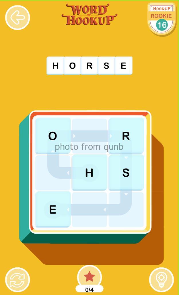 Word Hookup Level 16 » Qunb