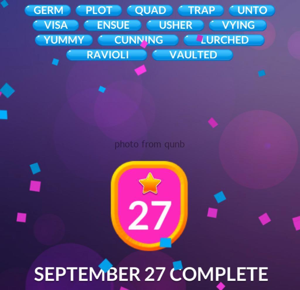 Word Stacks September 27 » Qunb