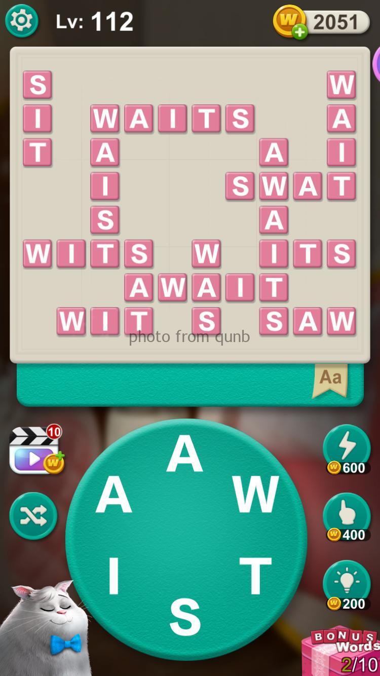 Word Villas Level 112 » Qunb