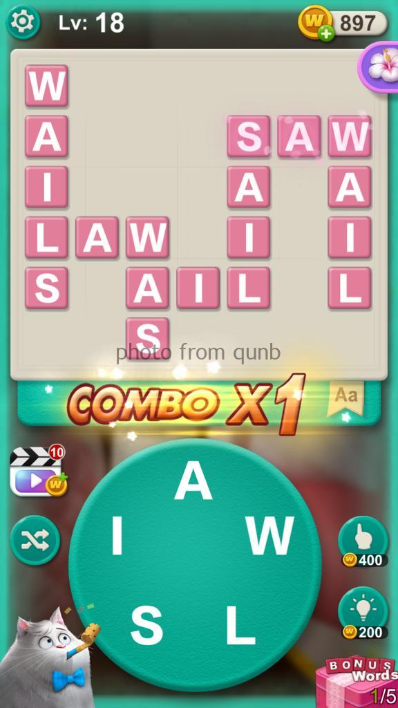Word Villas Level 18 » qunb