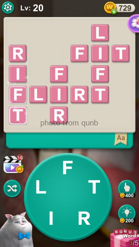 Word Villas Level 20 » qunb