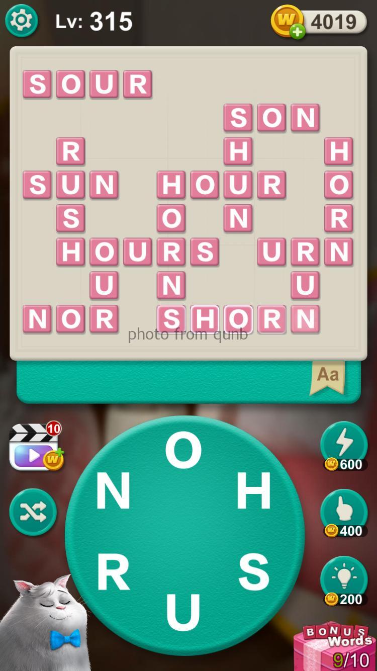 Word Villas Level 315 » qunb