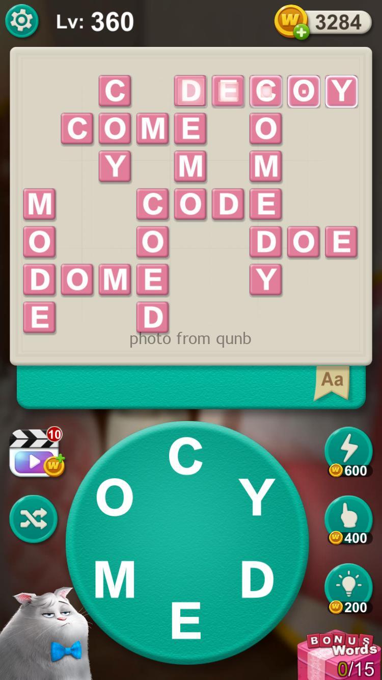 Word Villas Level 360 » qunb