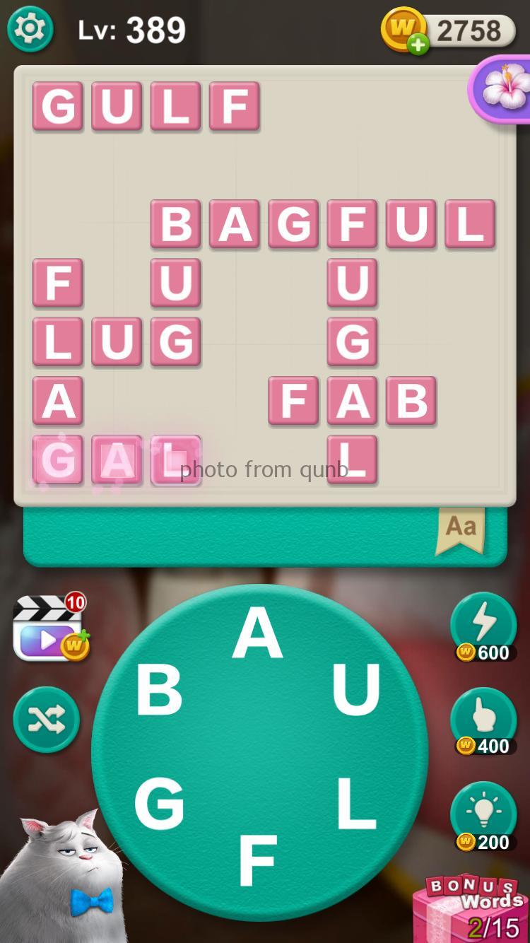 Word Villas Level 389 » qunb