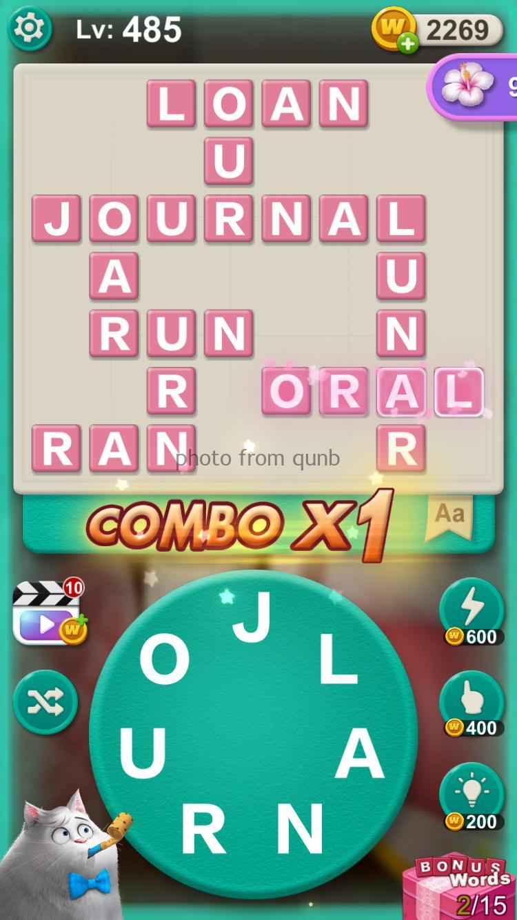 Word Villas Level 485 » Qunb