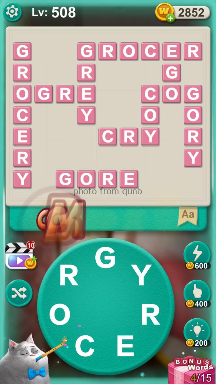 Word Villas Level 508 » qunb