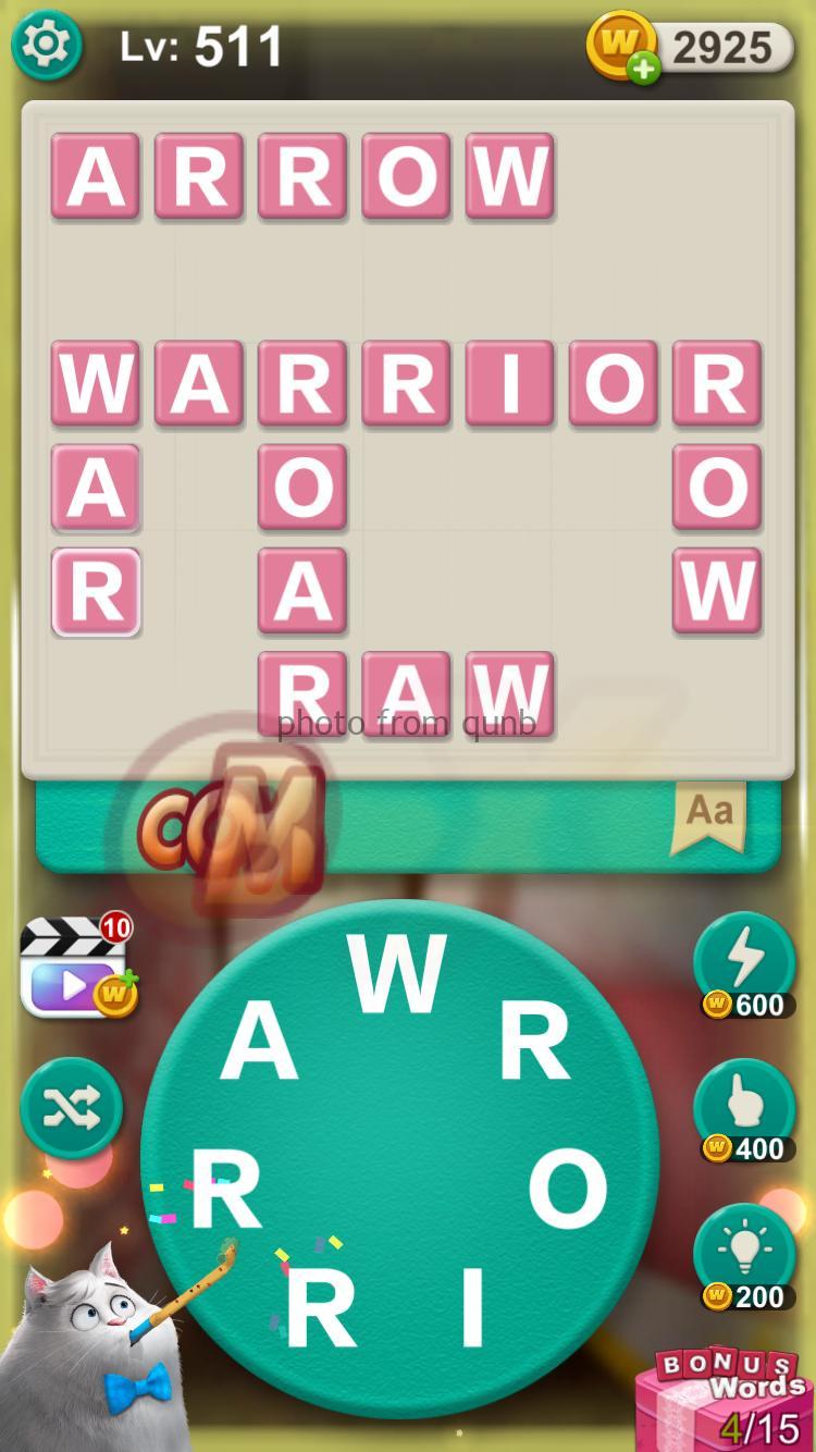 Word Villas Level 511 » qunb