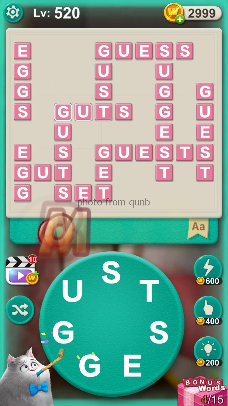 Word Villas Level 520 » Qunb