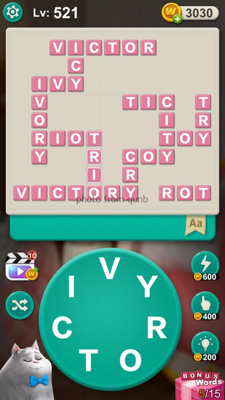 Word Villas Level 521 » qunb