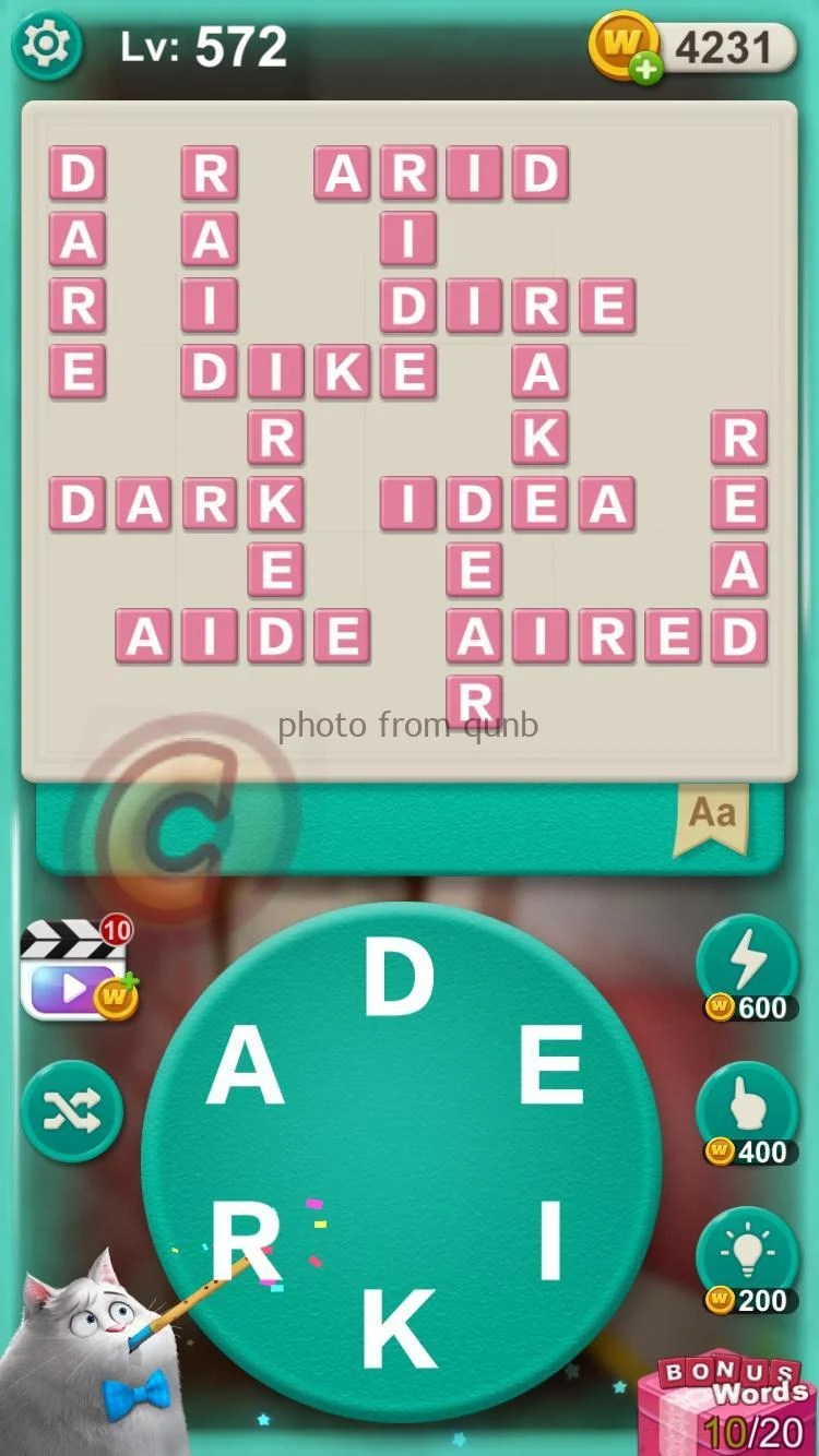 Word Villas Level 572 » qunb