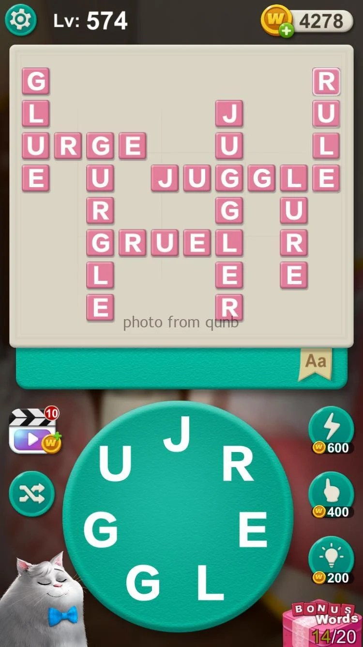 Word Villas Level 574 » qunb