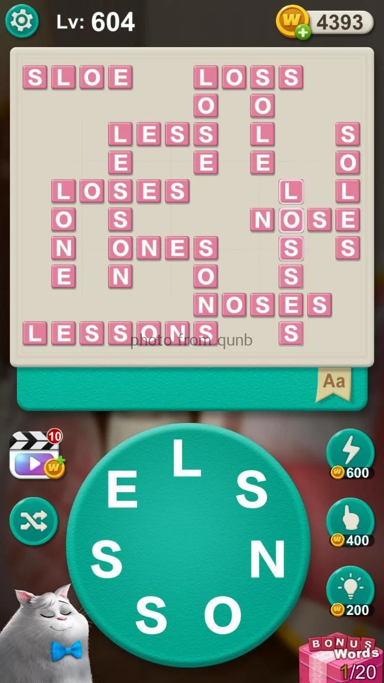 Word Villas Level 604 » Qunb