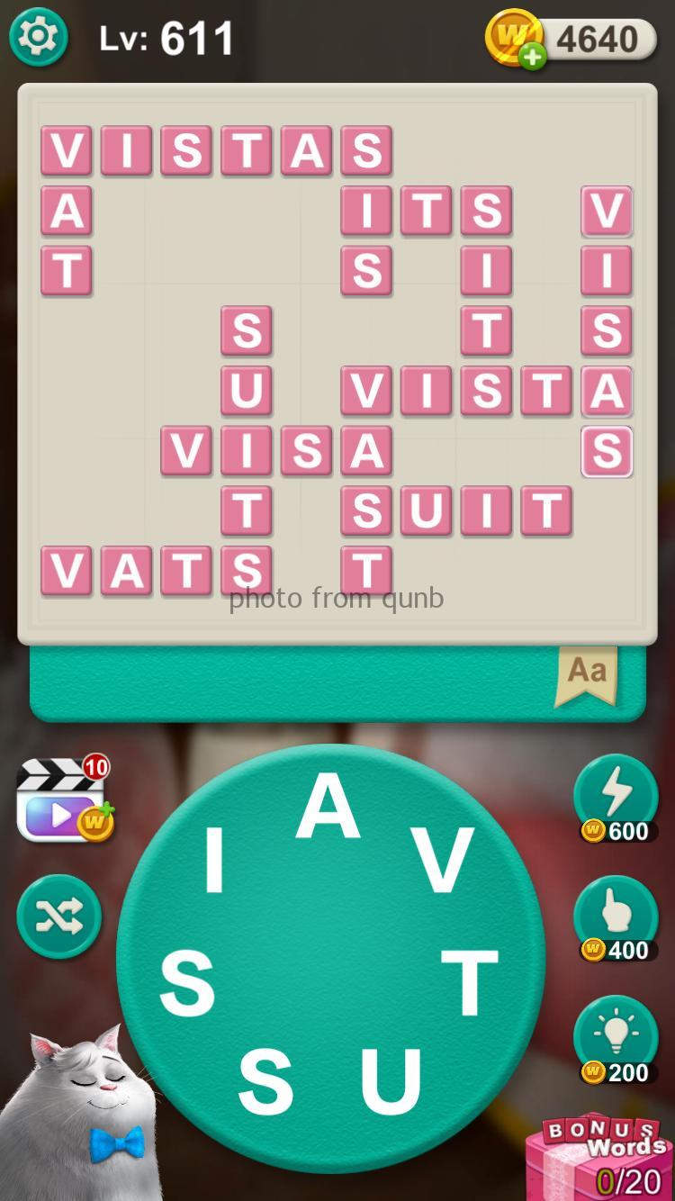 Word Villas Level 611 » Qunb