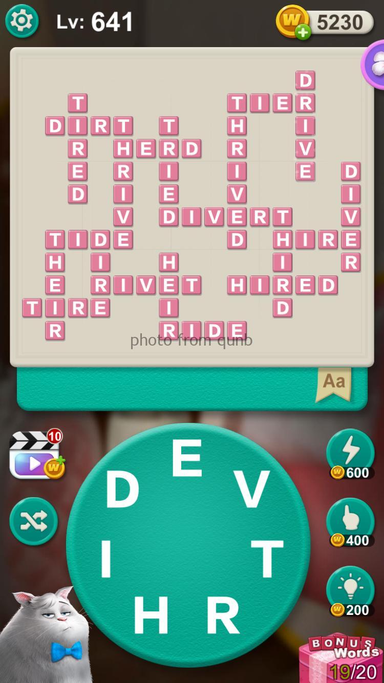 Word Villas Level 641 » qunb