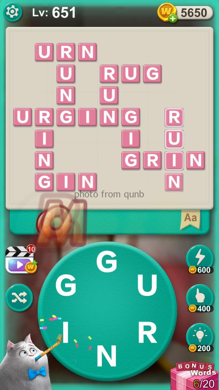 Word Villas Level 651 » qunb