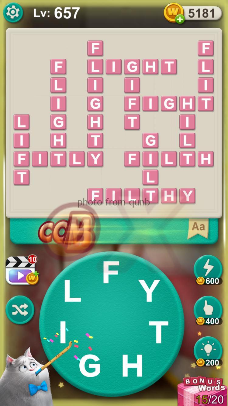 Word Villas Level 657 » qunb