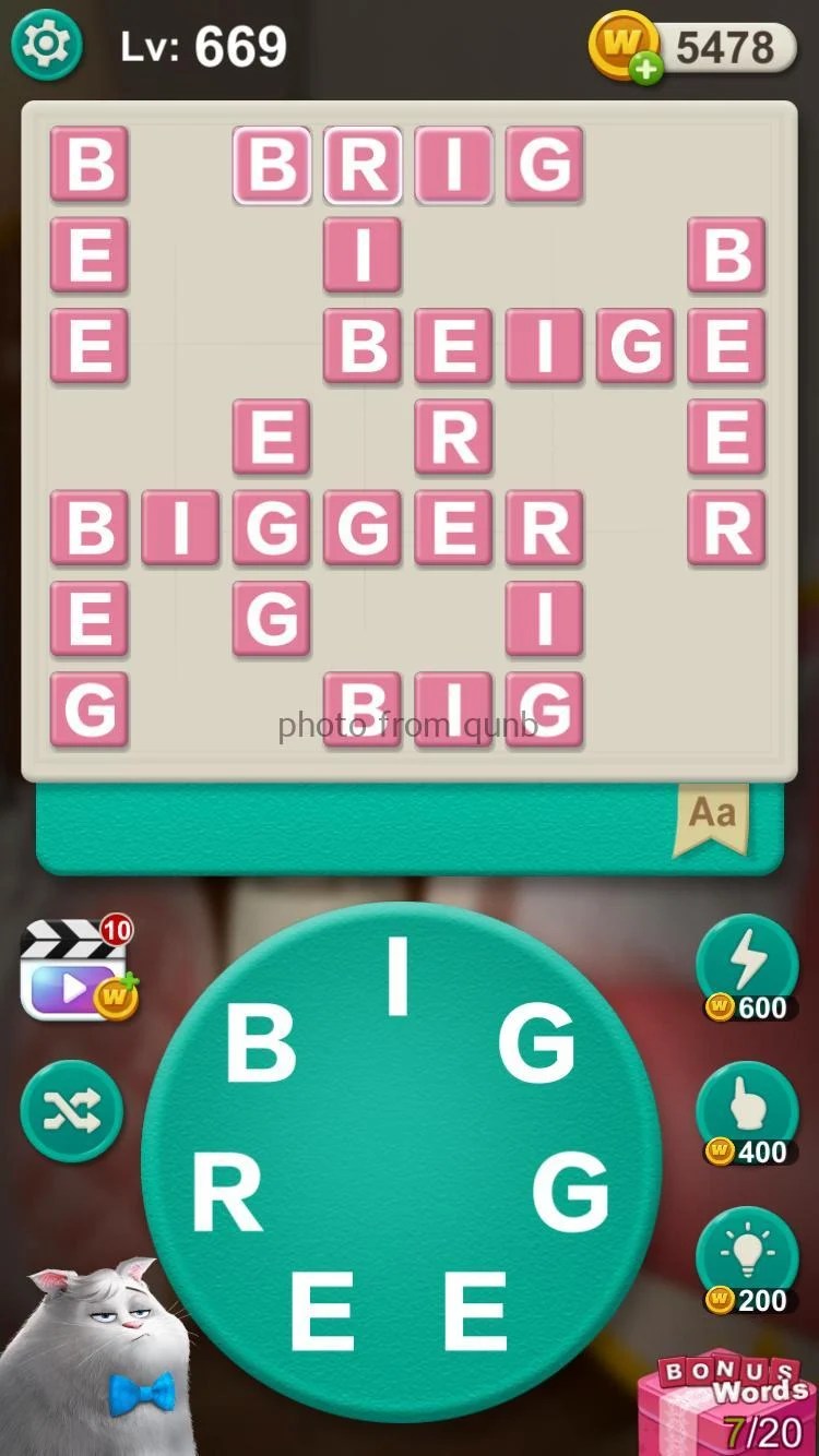 Word Villas Level 669 » qunb