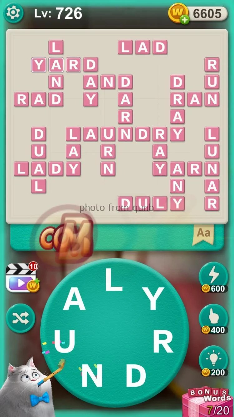 Word Villas Level 726 » Qunb