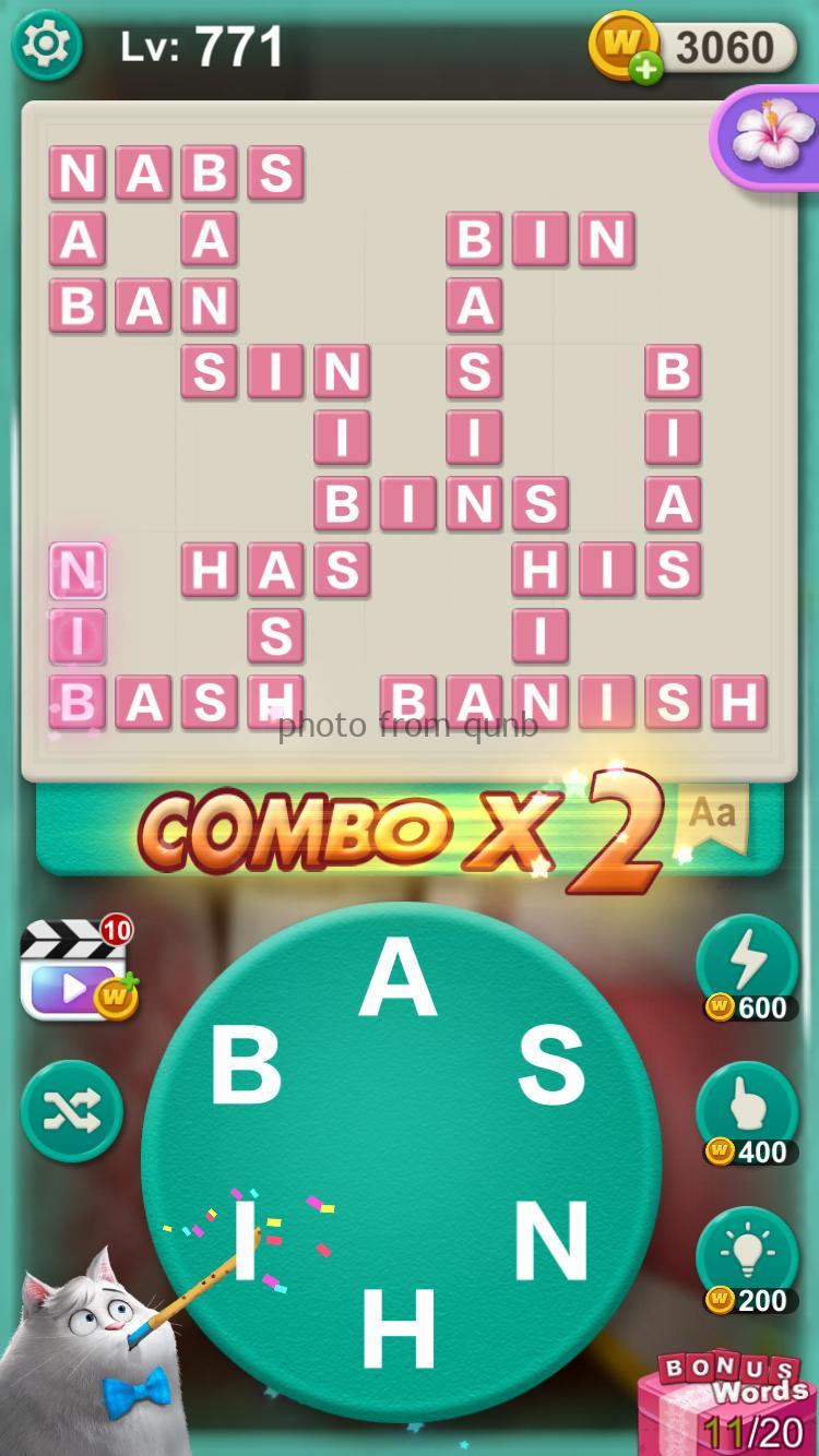 Word Villas Level 771 Answers » Qunb