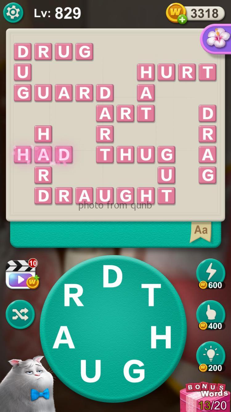 Word Villas Level 829 » qunb