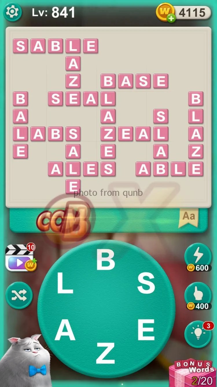 Word Villas Level 841 » qunb