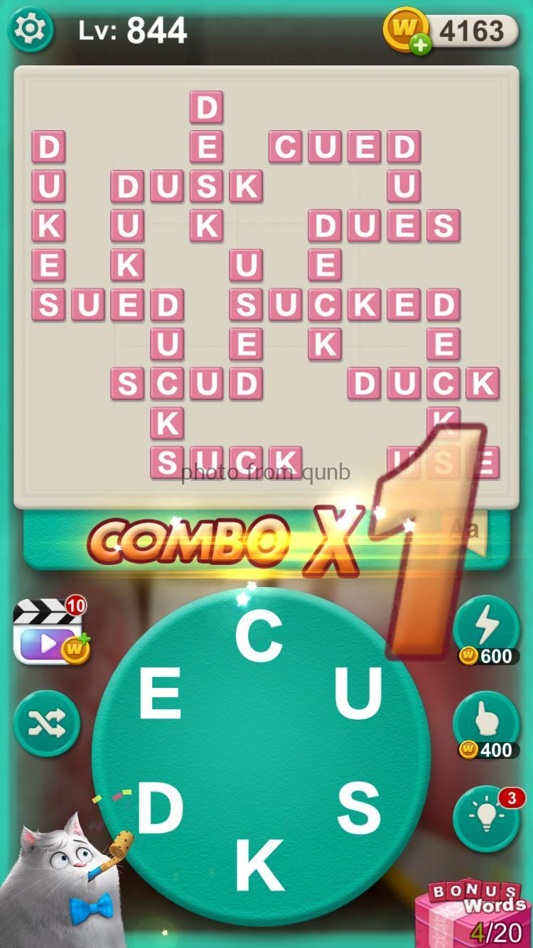 Word Villas Level 844 » Qunb