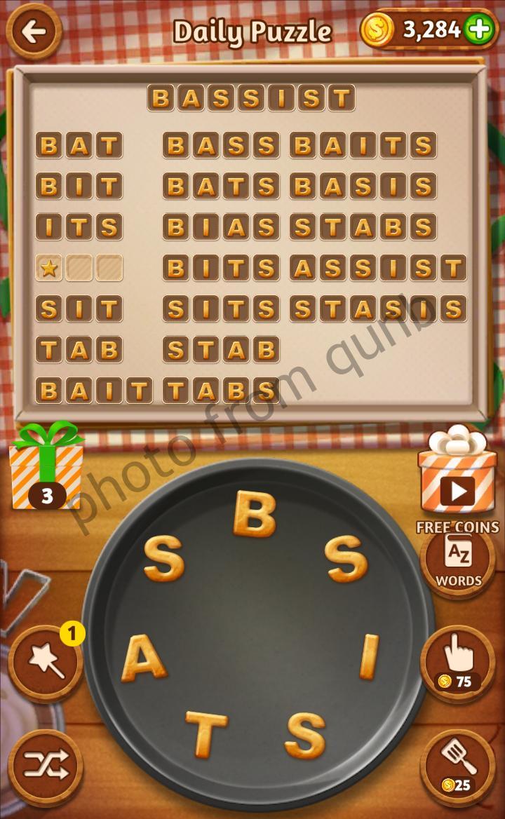 Word Cookies November 1 » Qunb