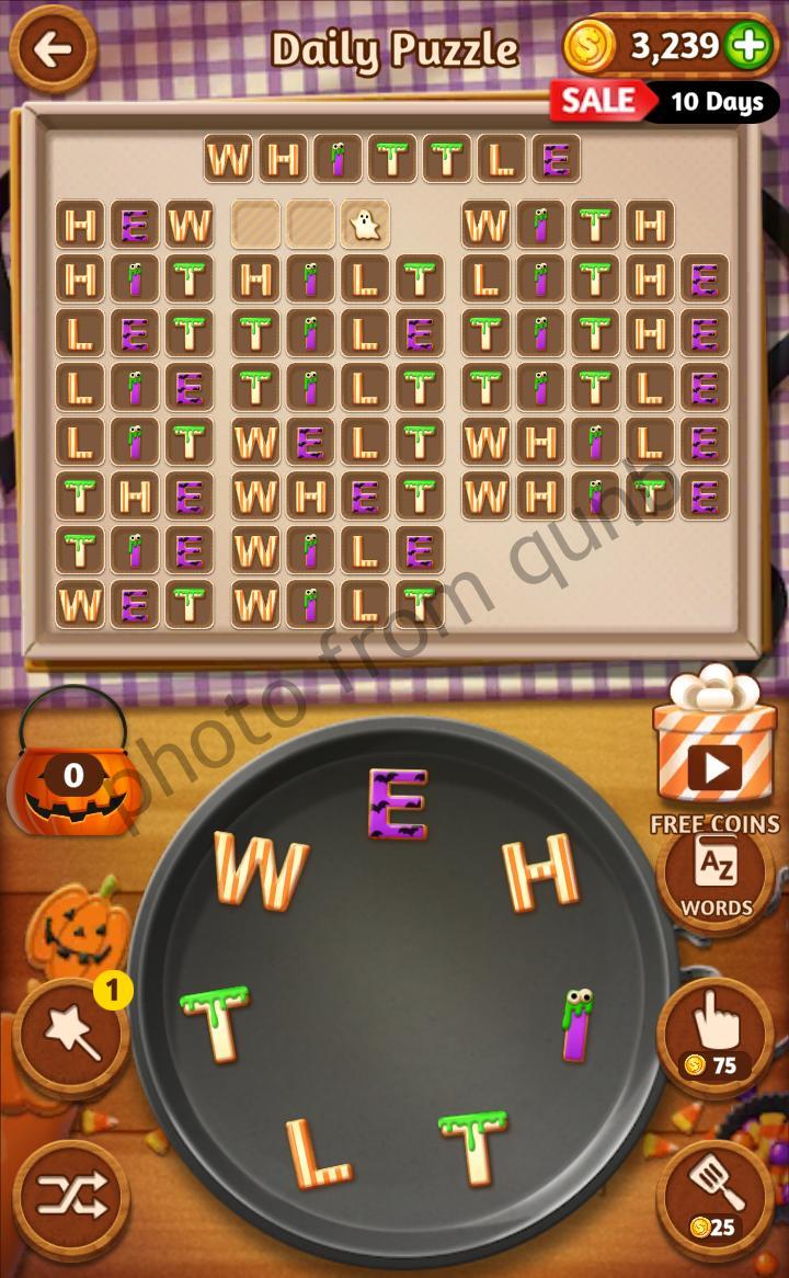 Word Cookies Daily October 21 2019 Answers » Qunb