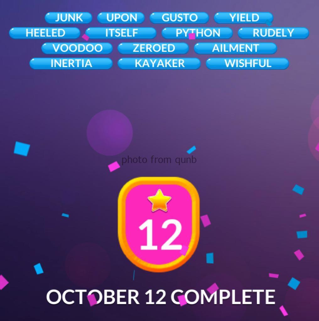 Word Stacks Daily October 12 2019 Answers » Qunb