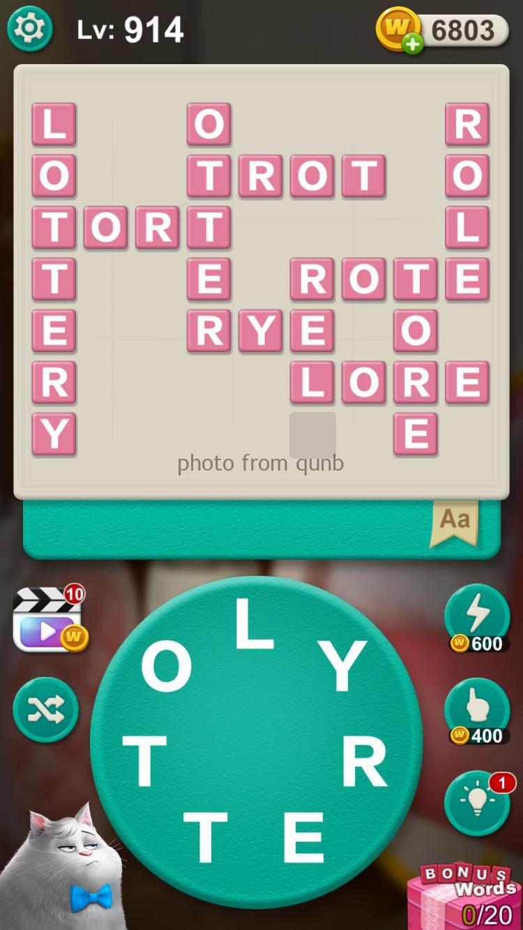 Word Villas Level 914 » Qunb