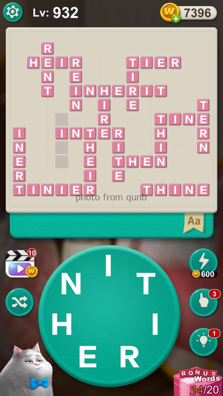 Word Villas Level 932 » Qunb