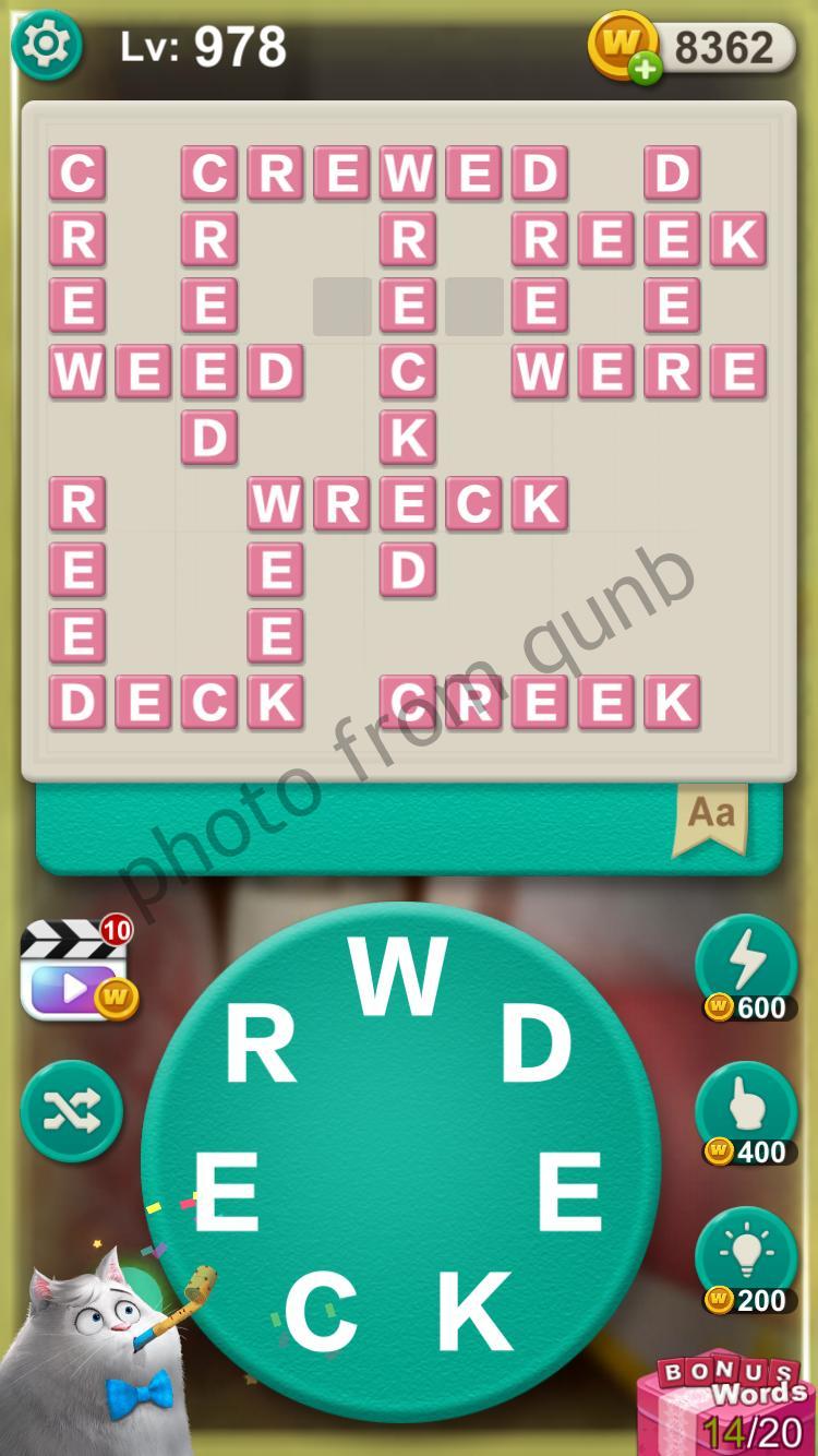 Word Villas Level 978 » qunb